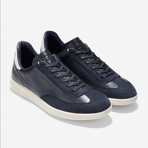 Cole Haan Navy Ink Tumbled-Navy Suede Turf Sneaker